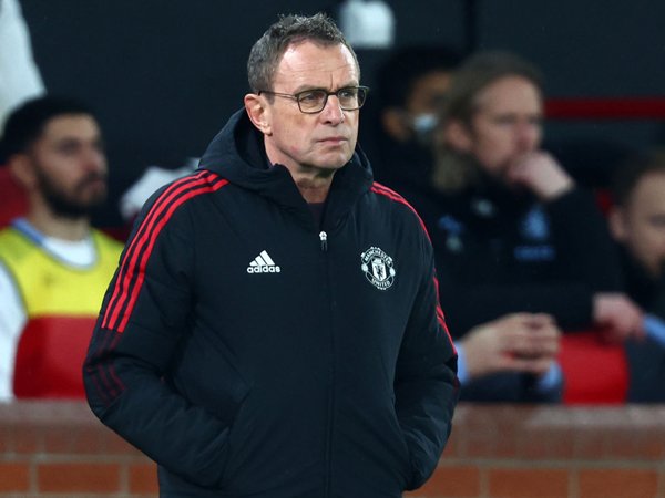Manajer interim Manchester United, Ralf Rangnick.