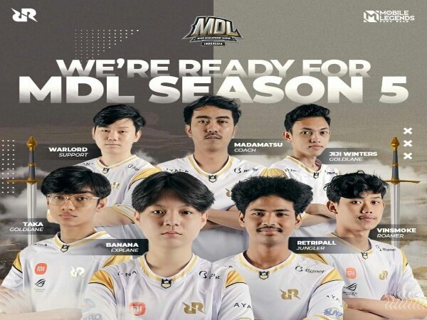 RRQ Sena Resmi Umumkan Roster MDL ID Season 5, Ada 3 Wajah Baru