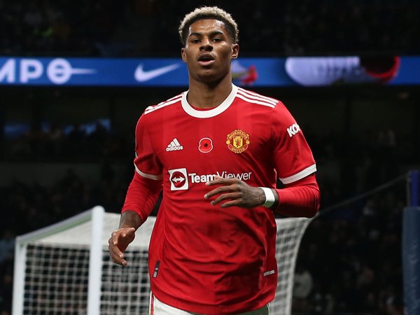 Penyerang Manchester United, Marcus Rashford.