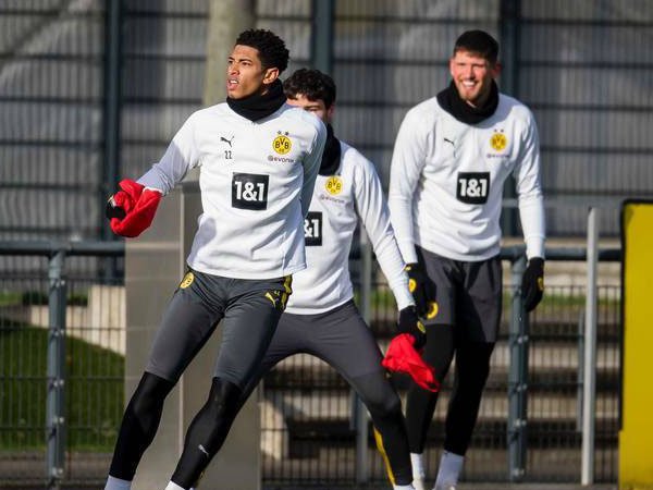 Sesi latihan Borussia Dortmund