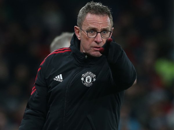 Manajer interim Manchester United, Ralf Rangnick.