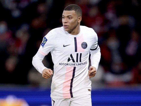 Penyerang Paris Saint-Germain, Kylian Mbappe.
