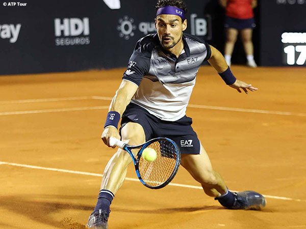 Fabio Fognini tahan laju Pablo Carreno Busta di Rio Open
