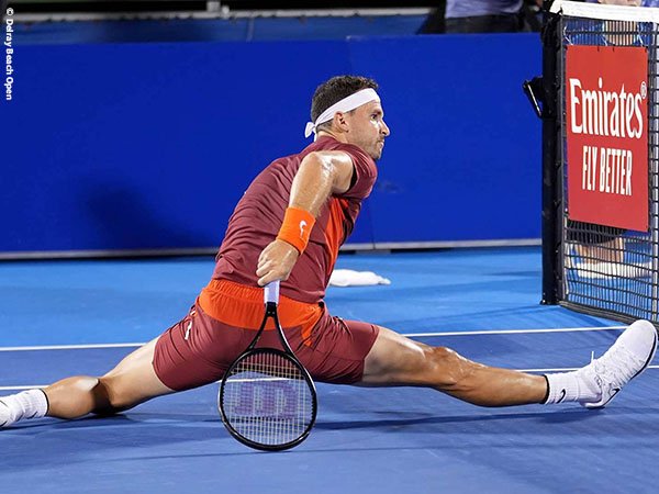 Grigor Dimitrov bukukan satu tiket menuju perempatfinal Delray Beach Open 2022