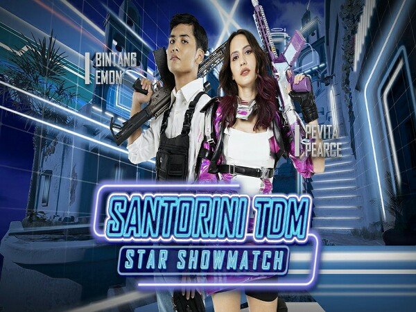 Pevita Pearce & Bintang Emon Siap Tanding di PUBG Mobile Santorini TDM