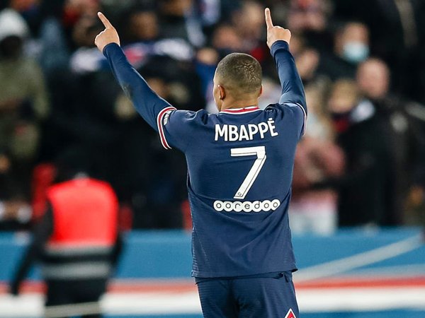 Penyerang Paris Saint-Germain, Kylian Mbappe.