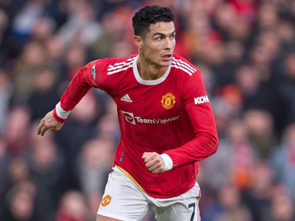Penyerang Manchester United, Cristiano Ronaldo.