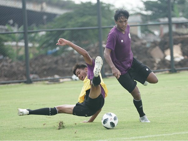 Internal game timnas Indonesia U-16 di hari terakhir TC