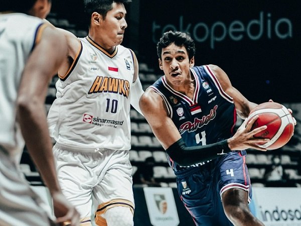 Pemain Indonesia Patriots, Ali Bagir saat menghadapi Tangerang Hawls. (Images: IBL)