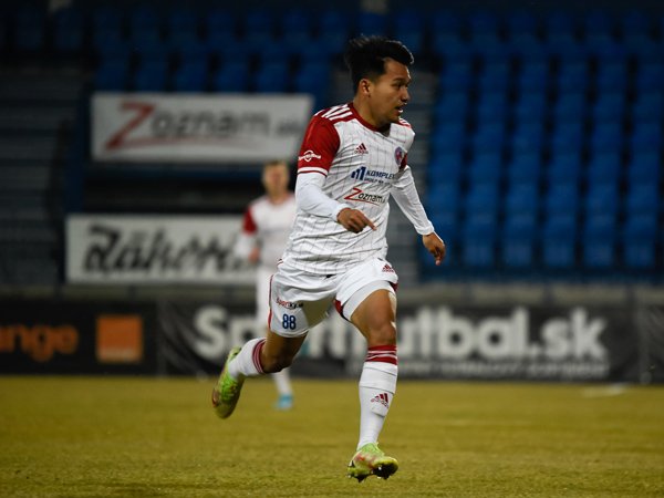 Winger timnas Indonesia, Witan Sulaeman saat memperkuat FK Senica