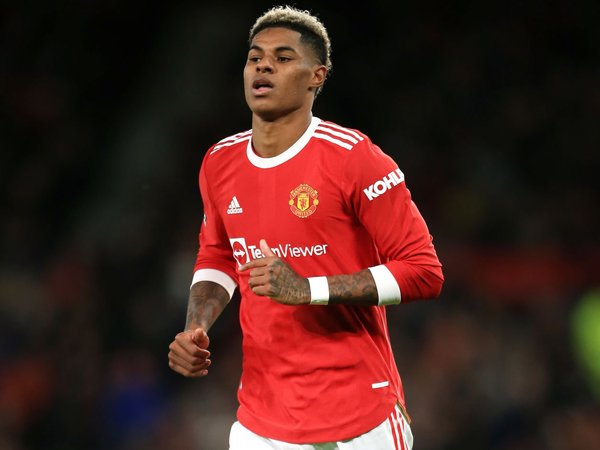 Penyerang Manchester United, Marcus Rashford.