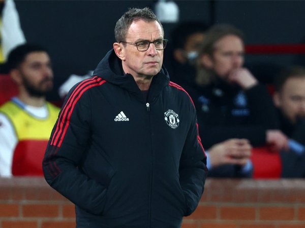 Manajer interim Manchester United, Ralf Rangnick.