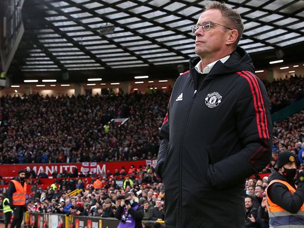 Manajer interim Manchester United, Ralf Rangnick.