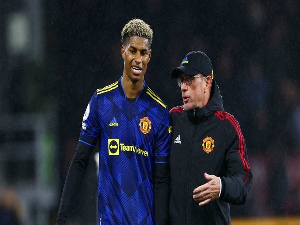 Marcus Rashford dan Ralf Rangnick / via Getty Images