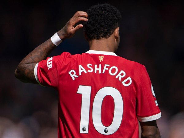 Penyerang Manchester United, Marcus Rashford.