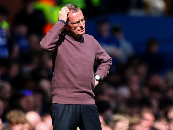 Manajer interim Manchester United, Ralf Rangnick.