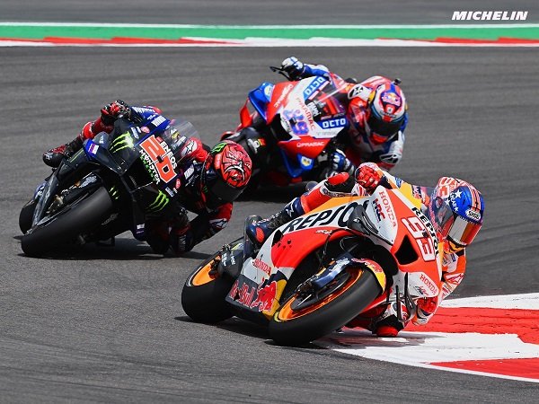 Fabio Quartararo tetap nikmati duel lawan Marc Marquez di Negeri Paman Sam.