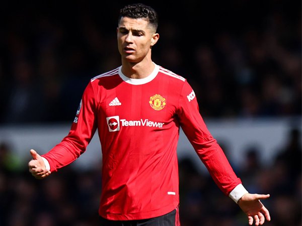 Penyerang Manchester United, Cristiano Ronaldo.