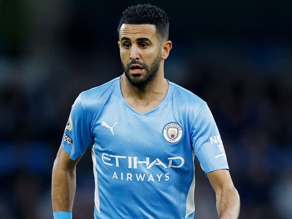 Winger Manchester City, Riyad Mahrez.