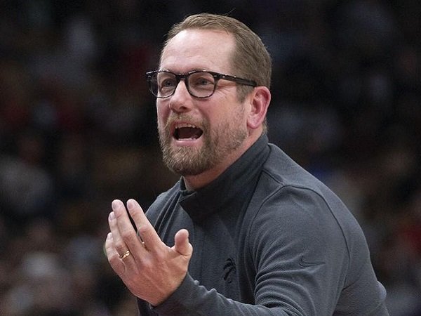 Pelatih Toronto Raptors, Nick Nurse.