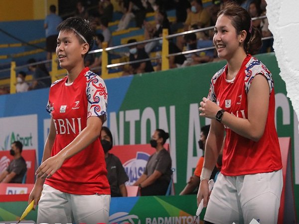 Tumbangkan Unggulan 3, Fadia/Ribka ke 16 Besar Kejuaraan Bulu Tangkis Asia 2022