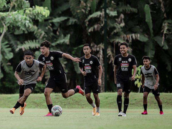 Latihan perdana PSS Sleman jelang Liga 1 musim depan
