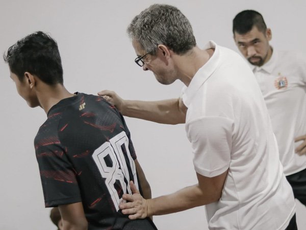 Para pemain Persija Jakarta menjalani program early pre-season