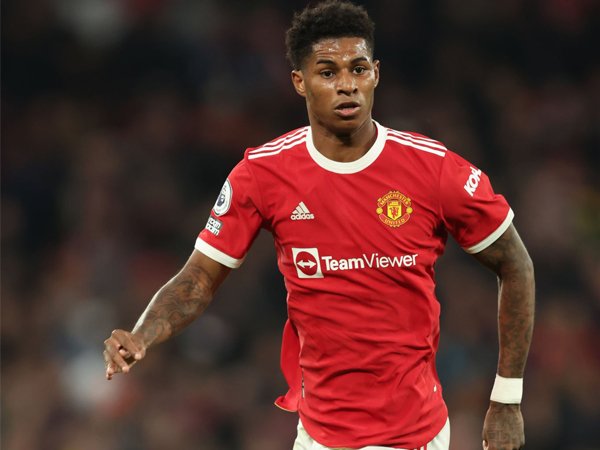 Penyerang Manchester United, Marcus Rashford.