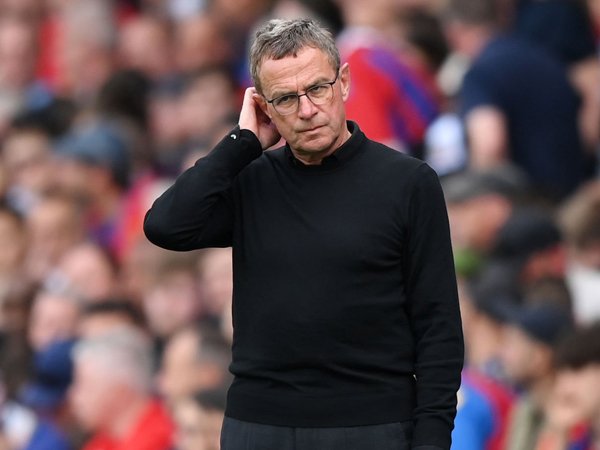 Manajer interim Manchester United, Ralf Rangnick.