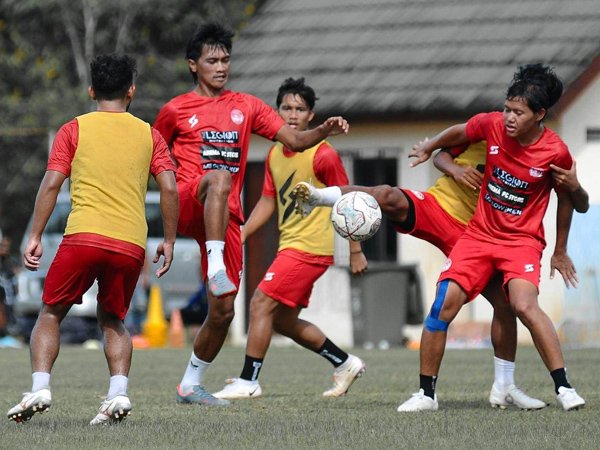 Latihan skuat Arema FC jelang Liga 1