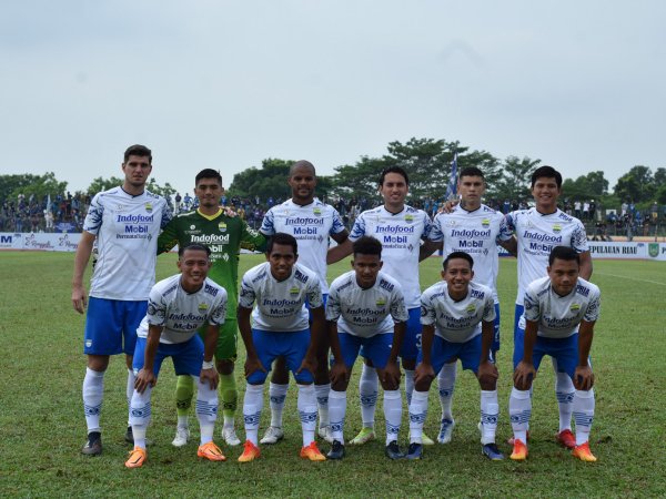 Pemain Persib ketika berfoto bersama