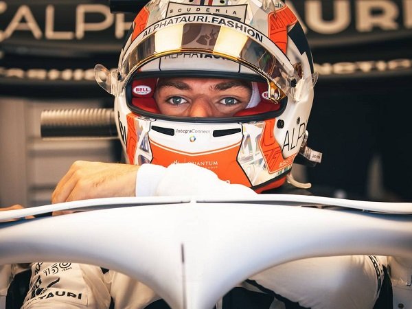 Pierre Gasly puas bisa torehkan waktu terbaik keenam di kualifikasi GP Azerbaijan.