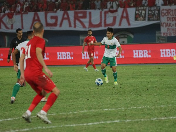 Laga timnas Indonesia kontra Yordania