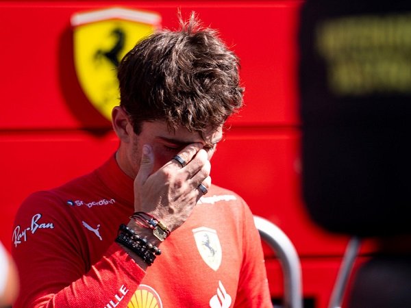 Charles Leclerc kehilangan kata-kata setelah gagal finish di Baku.