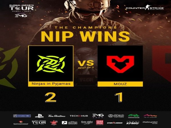 Kalahkan MOUZ, Ninjas in Pyjamas Menjadi Juara GET Dubai 2022
