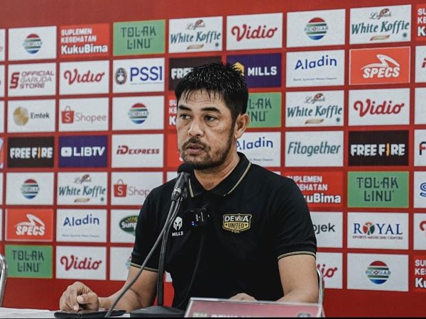 Pelatih Dewa United FC, Nilmaizar bicara persiapan timnya jelang Derby Tangerang