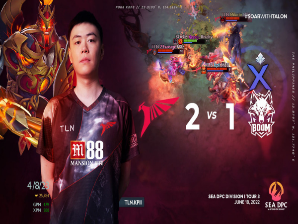 DPC SEA Tour 3: Duel Sengit, Talon Esports Hantam BOOM Esports