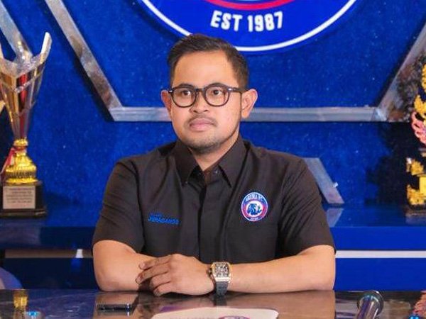 Presiden klub Arema FC, Gilang Widya Pramana