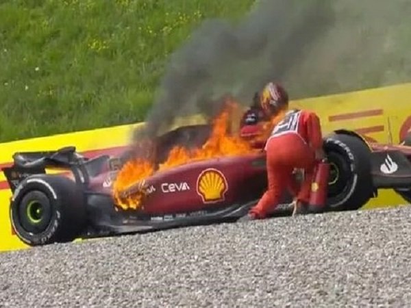 Pebalap Scuderia Ferrari, Carlos Sainz. (Images: Sky Sports)