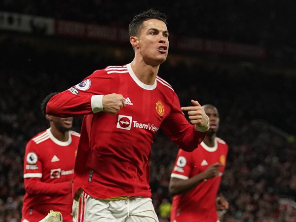 Penyerang Man United, Cristiano Ronaldo.