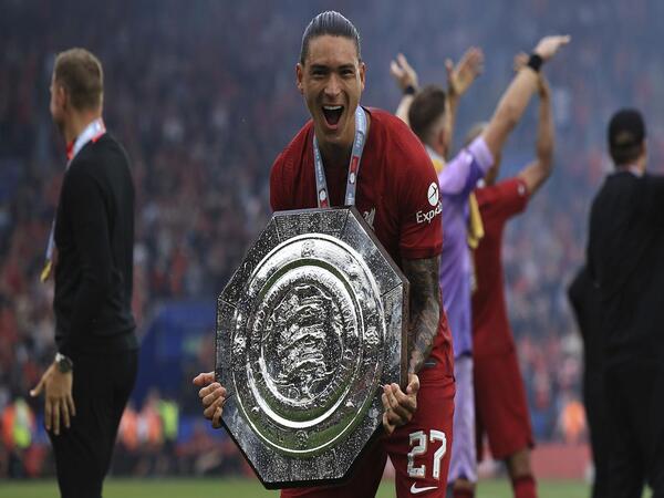 Performa impresif Darwin Nunez di ajang Community Shield mendapatkan pujian dari rekan satu timnya di Liverpool yaitu Trent Alexander-Arnold / via Getty Images
