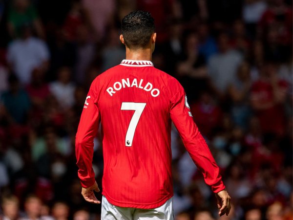 Penyerang Manchester United, Cristiano Ronaldo.