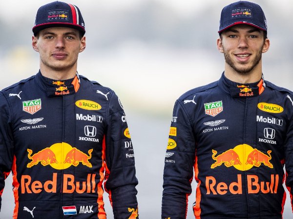 Pierre Gasly dan Max Verstappen