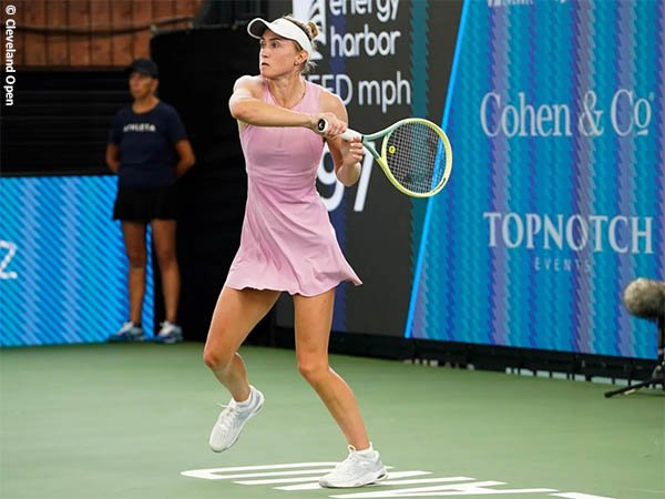 Aliaksandra Sasnovich terpaut satu kemenangan dengan gelar pertama di Cleveland