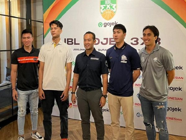 Pemain Satria Muda, Antoni Erga saat hadiri jumpa pers IBL 3x3 di Jakarta. (Images: IBL)