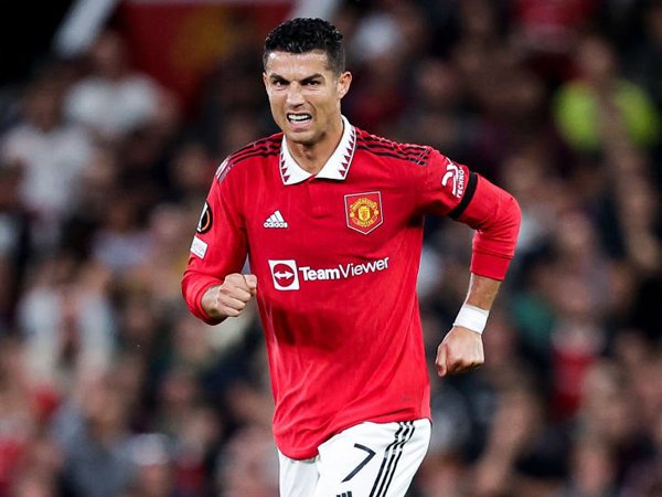 Penyerang Manchester United, Cristiano Ronaldo.