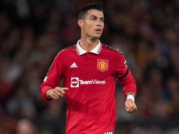 Penyerang Manchester United, Cristiano Ronaldo.