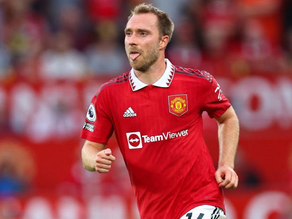 Gelandang Manchester United, Christian Eriksen.