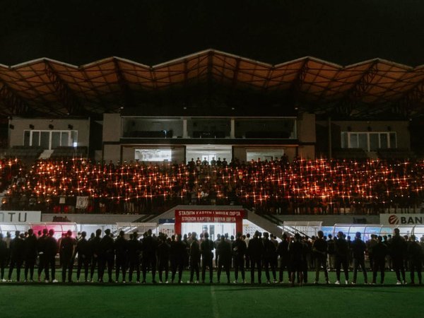 Doa bersama suporter Bali United di Stadion Kapten I Wayan Dipta, Gianyar