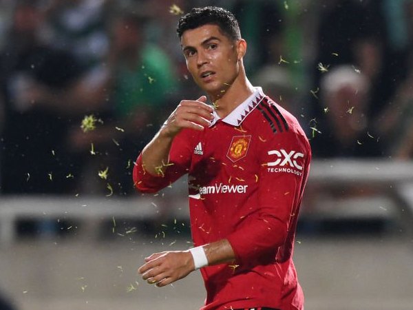 Penyerang Manchester United, Cristiano Ronaldo.